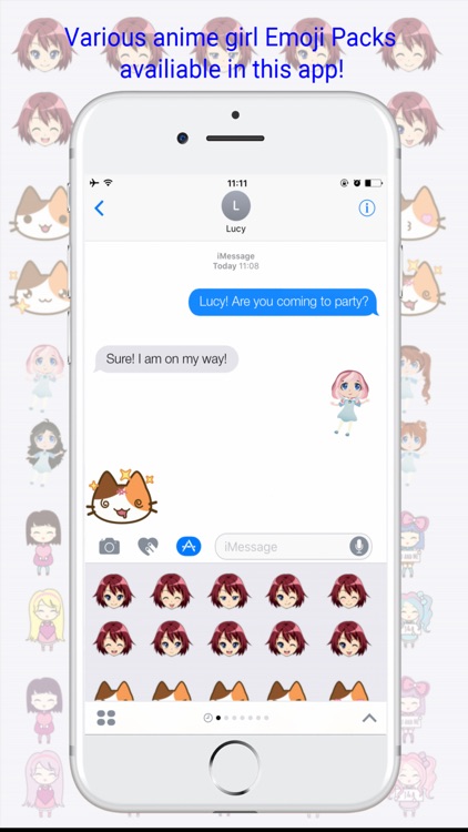 Anime Girl Emoji - 80+ Anime Girl Emoji Keyboard