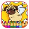 Toddler Fairy Dog Coloring Page Game Edition