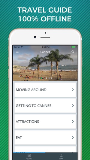 Cannes Travel Guide with Offline Street Map(圖1)-速報App