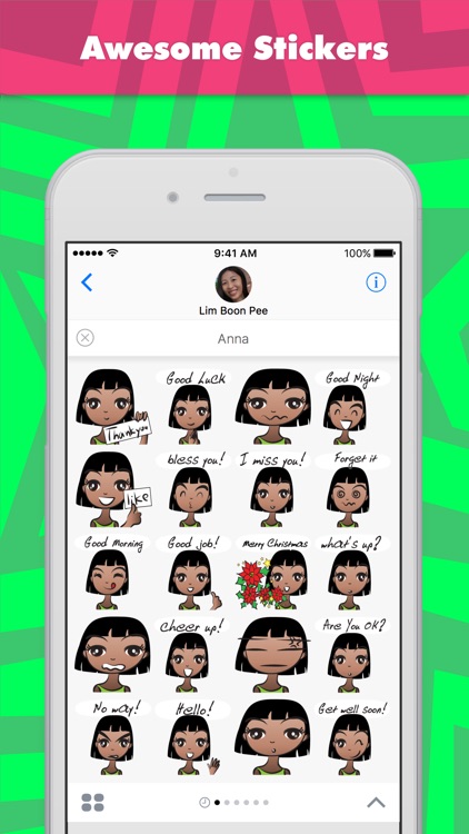 Anna stickers by wenpei