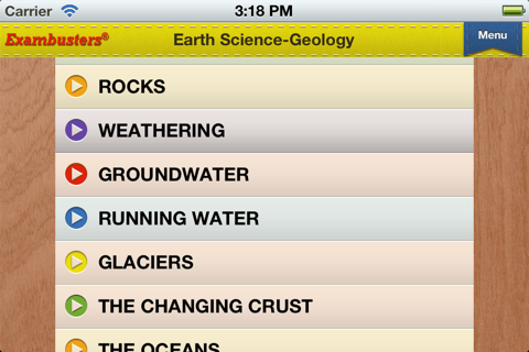 NY Regents Earth Science Flashcards Exambusters screenshot 2