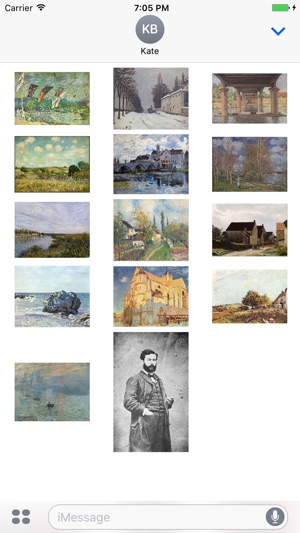 Alfred Sisley Paintings for iMessage(圖2)-速報App