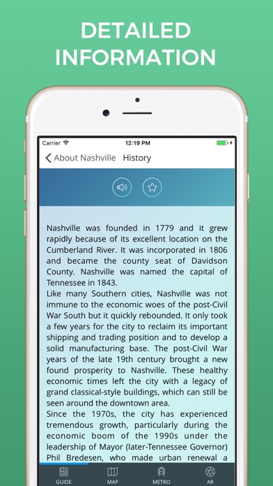 Nashville Travel Guide with Offline Street Map screenshot 4