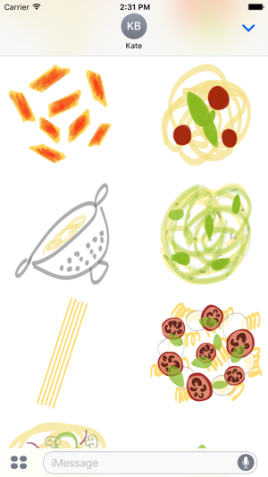 Pasta sticker - Italian food stickers for photos(圖3)-速報App