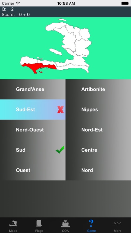 Haiti Department Maps and Capitals screenshot-4