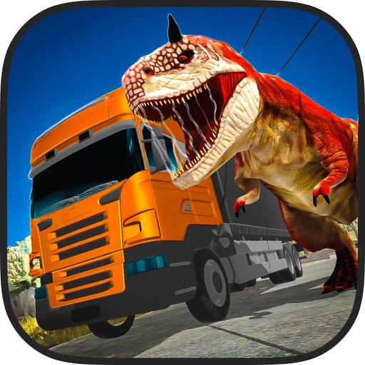 Off-Road Dino Transport Truck & Flight Simulator Icon