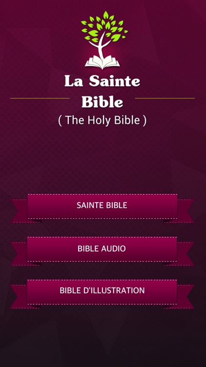 French Bible with Audio - La Sainte Bible audio