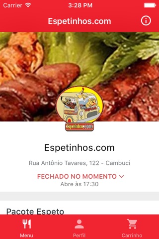 Espetinhos.com Delivery screenshot 2