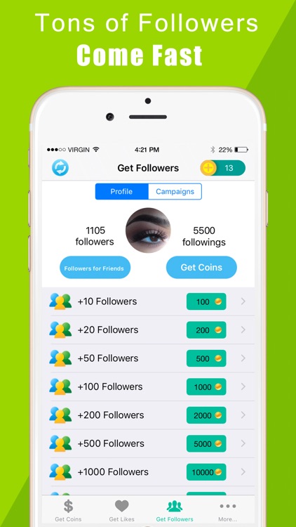 IG Followers Free - Buy & Get Likes for Instagram by ... - 422 x 750 jpeg 69kB