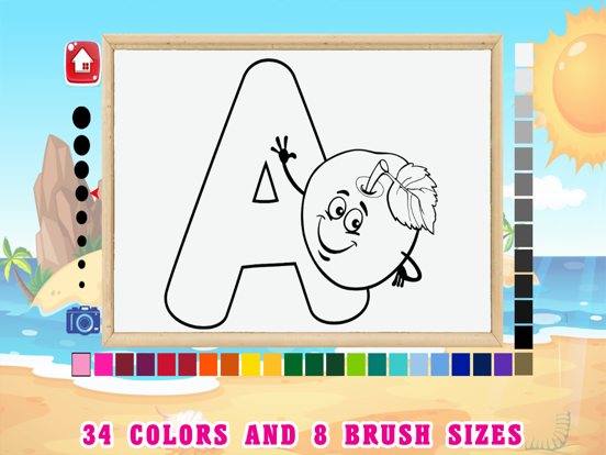 123 ABC Alphabet Kids Coloring Book Free - Phonics | App Price Drops