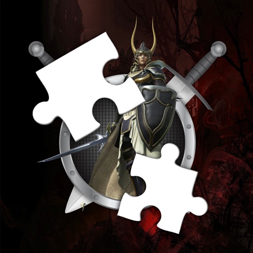 Swordsman and Knight Jigsaw Puzzle Game Icon