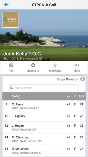 Connecticut PGA Jr Golf(圖3)-速報App