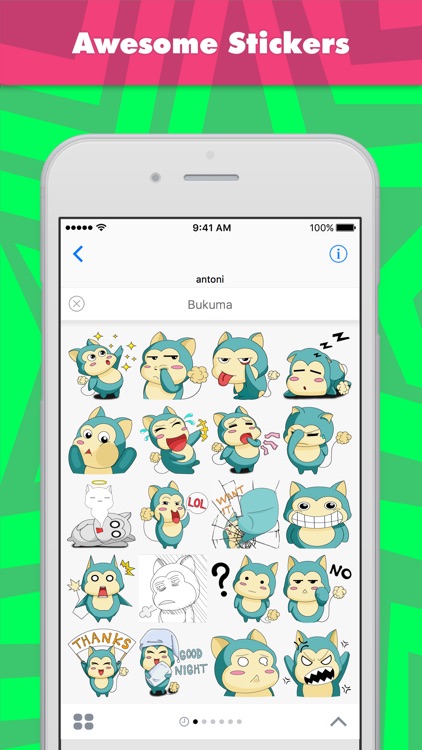 Bukuma stickers by antoni