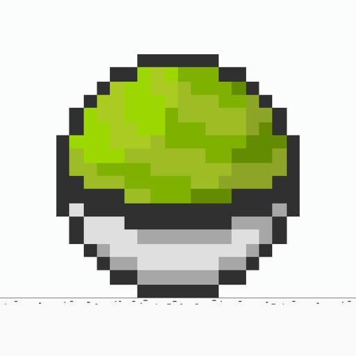 Pixel Color Ball Fell From The Sky
