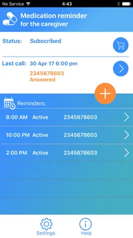 Game screenshot Medication call reminder for the caregiver mod apk