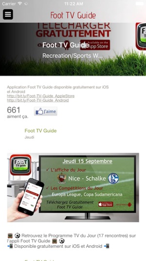 Foot TV Guide(圖2)-速報App