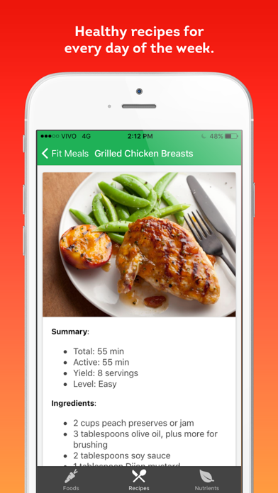 How to cancel & delete Fit Meals - healthy recipes and diet ingredients from iphone & ipad 1