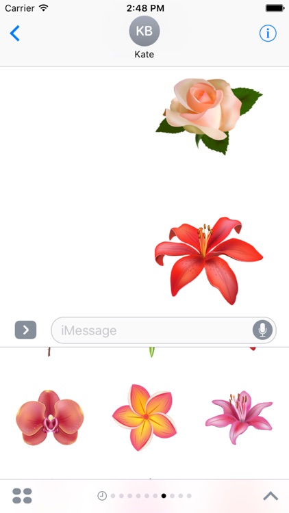 Flowers Pack HD Stickers for iMessage