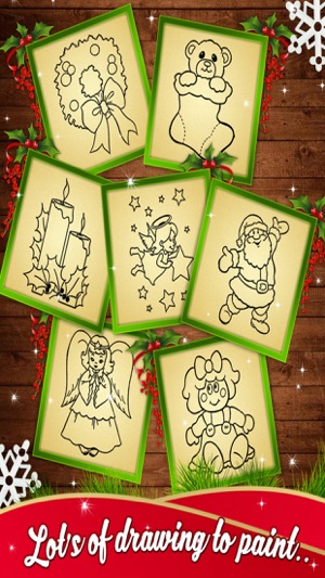 Kids Christmas Coloring Book - Free Kids game(圖2)-速報App