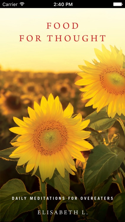 Food for Thought: Daily Meditations for Overeaters