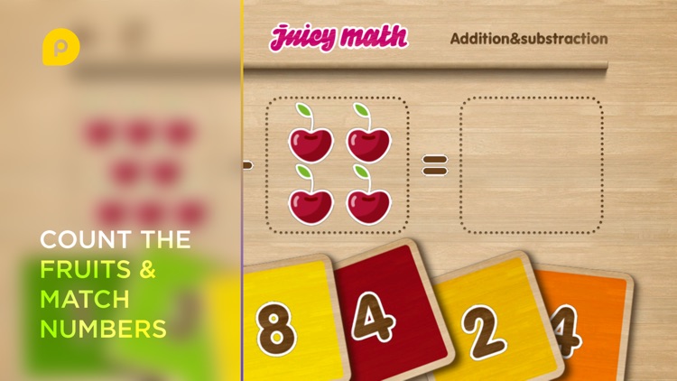 Juicy Math: addition and subtraction
