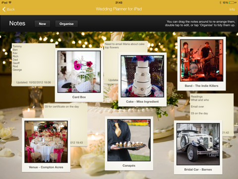 Wedding Planner for iPad - náhled
