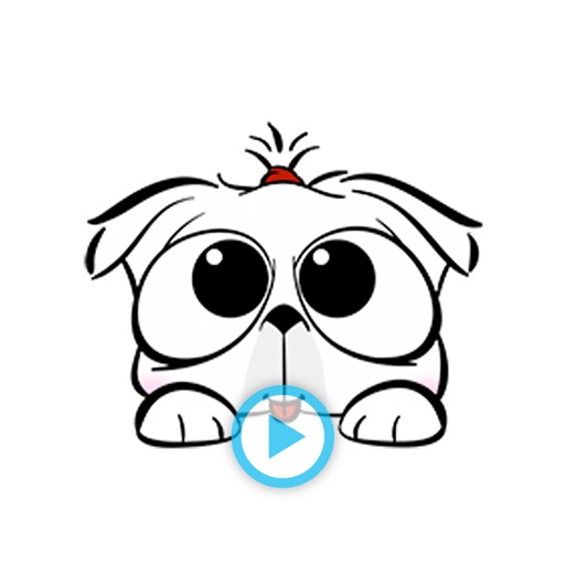 A LOVEly Schnauzer DOg - Animated Stickers icon