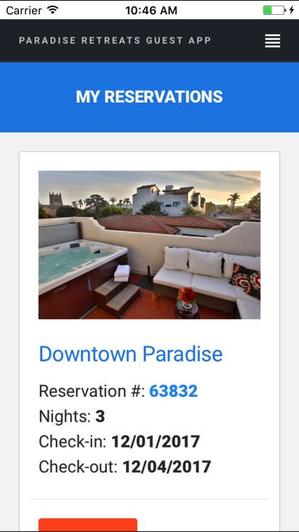 Paradise Retreats – Guest App