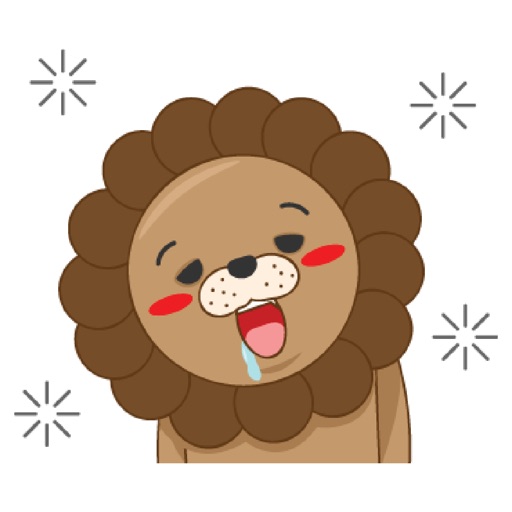 Cute Lion Cub Stickers icon