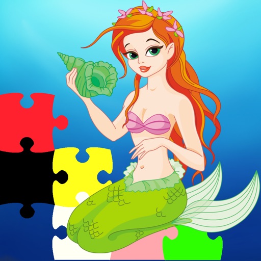 Mermaid Princess Jigsaw Puzzles Games For Kids iOS App