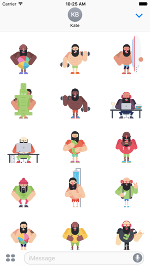 Bearded Men Stickers(圖2)-速報App