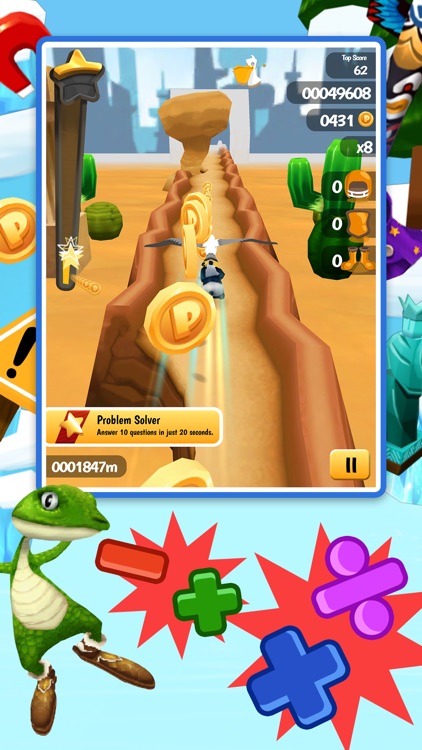 Math Run: Panda Chase - School Edition screenshot-3