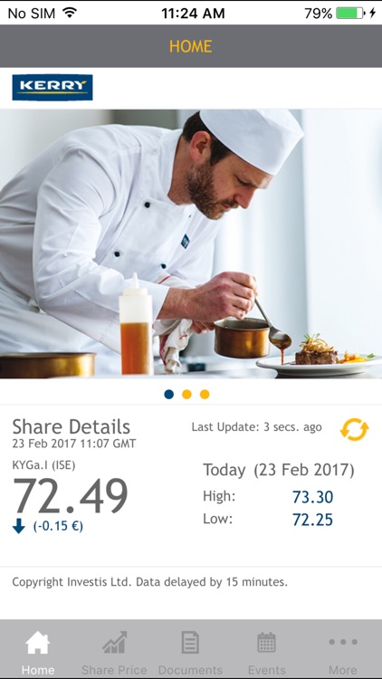 Kerry Group Investor Relations for iPhone