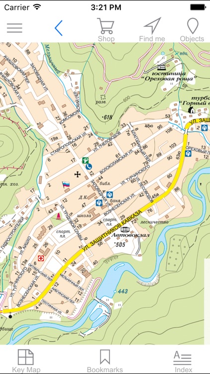 Krasnaya Polyana. Tourist map screenshot-3