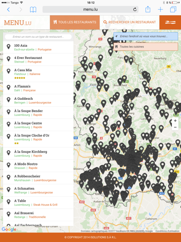 Menu.lu WebAPP screenshot 2