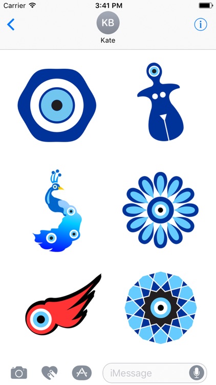 Evil Eye Stickers, Nazar Protection, Set 1