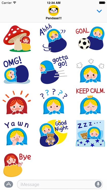 Little Matryoshka Stickers for iMessage screenshot-3