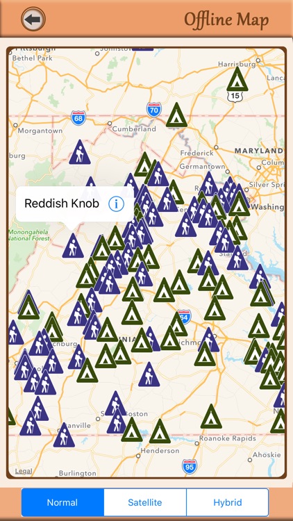 Virginia Campgrounds & Hiking Trails Offline Guide screenshot-4