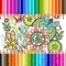 Flower Color Adult Coloring Book for Stress Relief