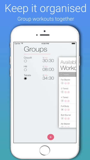 ‎TimeMe Pro-Exercise Interval timer for HIIT/Tabata Screenshot