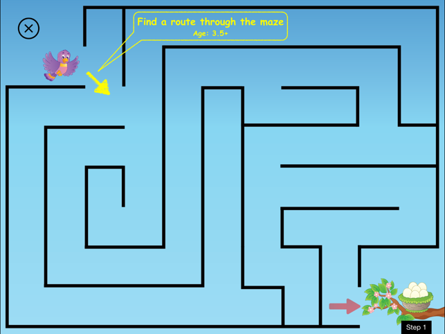 Animal Maze - Find a route through the m