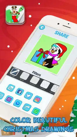 Game screenshot Christmas Coloring Games for Kids apk