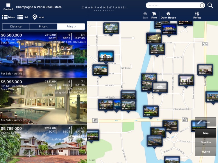 Champagne & Parisi Real Estate for iPad