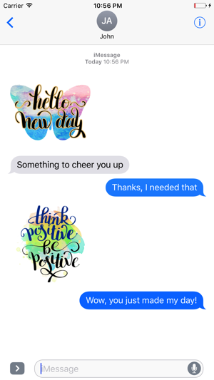 Animated Happy Quotes Stickers(圖5)-速報App