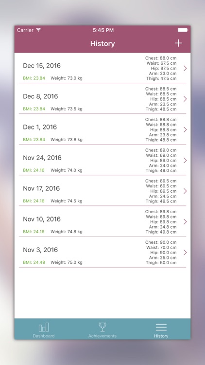 iBodyShape - Weight & Body Tracker screenshot-4