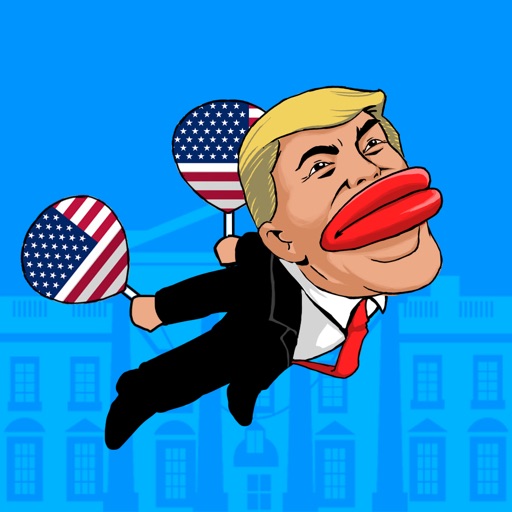 Golden Flappy Trump Icon