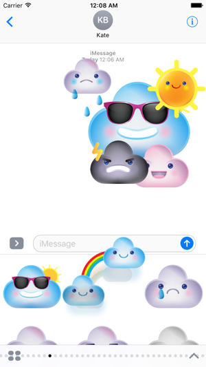 Partly Cloudy Stickers(圖4)-速報App