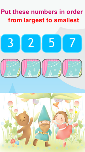 Practice Basic Number Ordering Games 有趣的數學遊戲的孩子們(圖1)-速報App