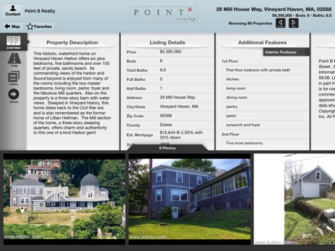 Point B Realty MV for iPad screenshot 4