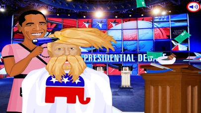 Makeup Hair Games:Trump VS Clinton screenshot 2